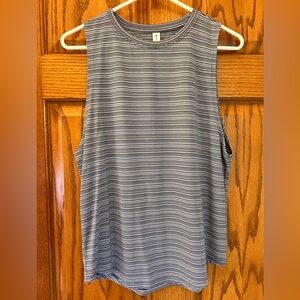 Athleta Striped Sleeveless Top